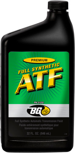 BG ATF Premium Full Synthetic Automatic Transmission Fluid 32oz.