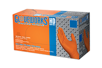 Gloveworks HD Orange Nitrile Extra Large