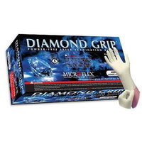 Microflex Diamond Grip Latex Gloves Small